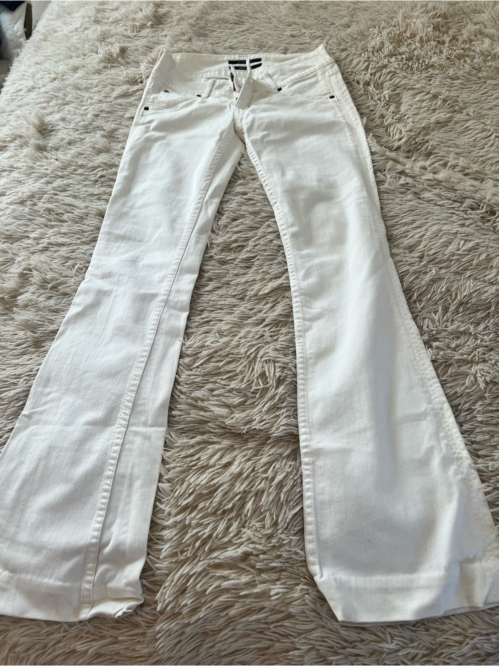 Hudson Jeans White Flare Jeans